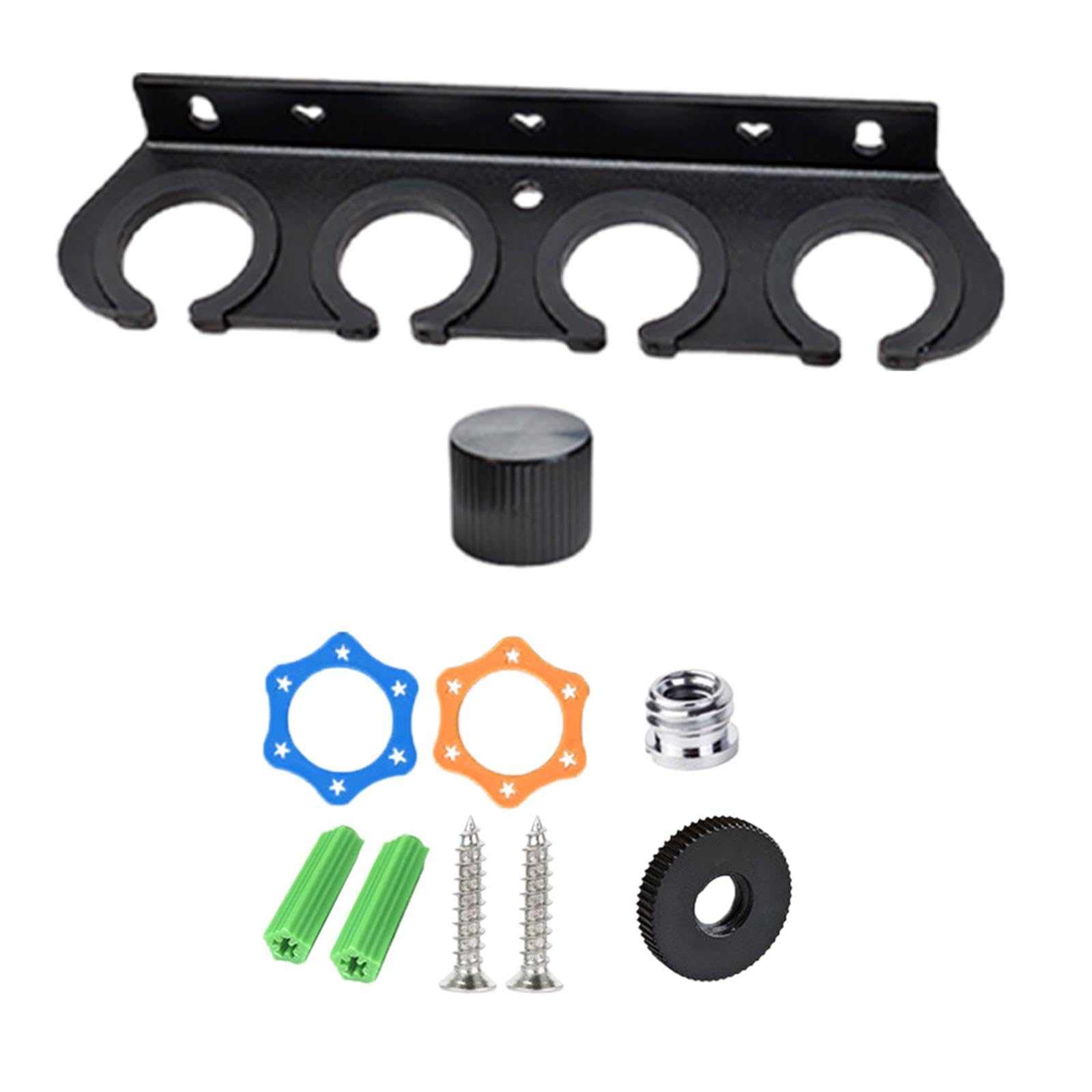 SECRET DESIRE Microphone Holder for Wall Mics Storage Hanger for Performance Recording 4 slot-image-42