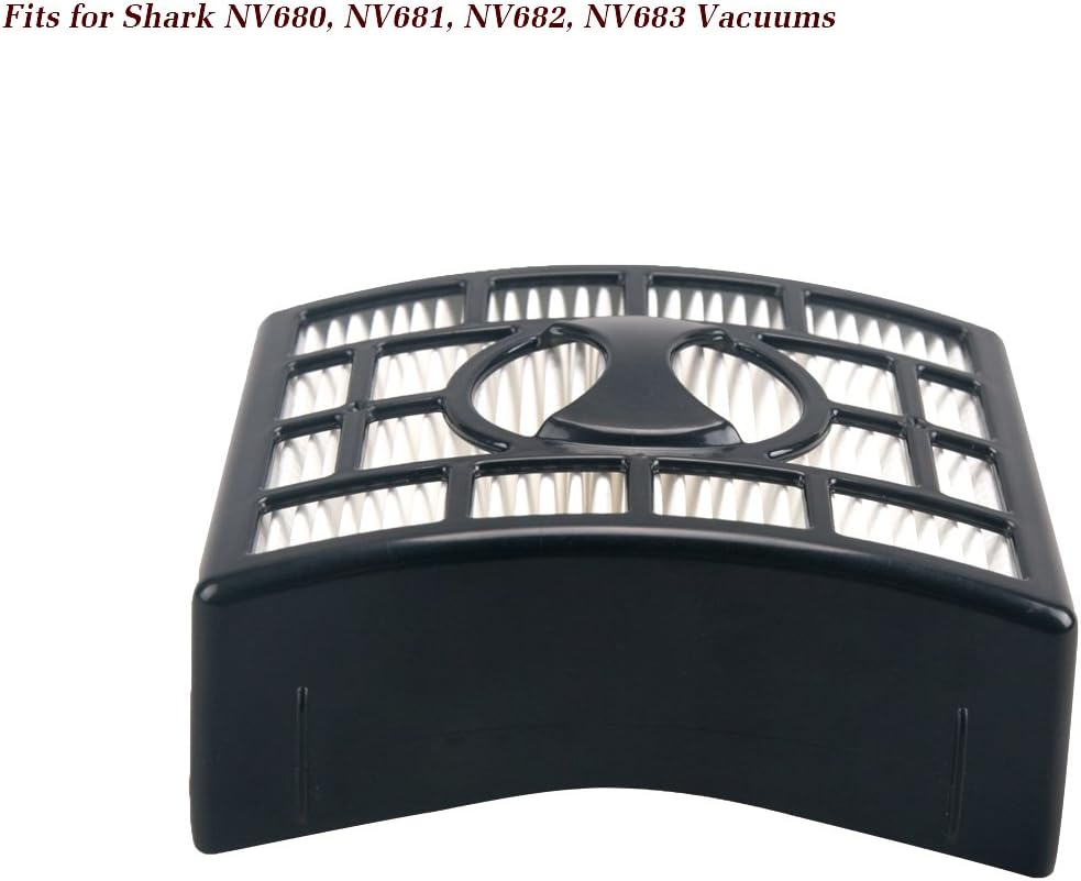 I clean Filter for Shark NV680, 2pcs HEPA and 6pcs Foam Filters Fit with Shark Rotator DuoClean Powered Lift Away Speed Vacuum NV800, NV801, NV803, UV810,NV683,NV682, NV681