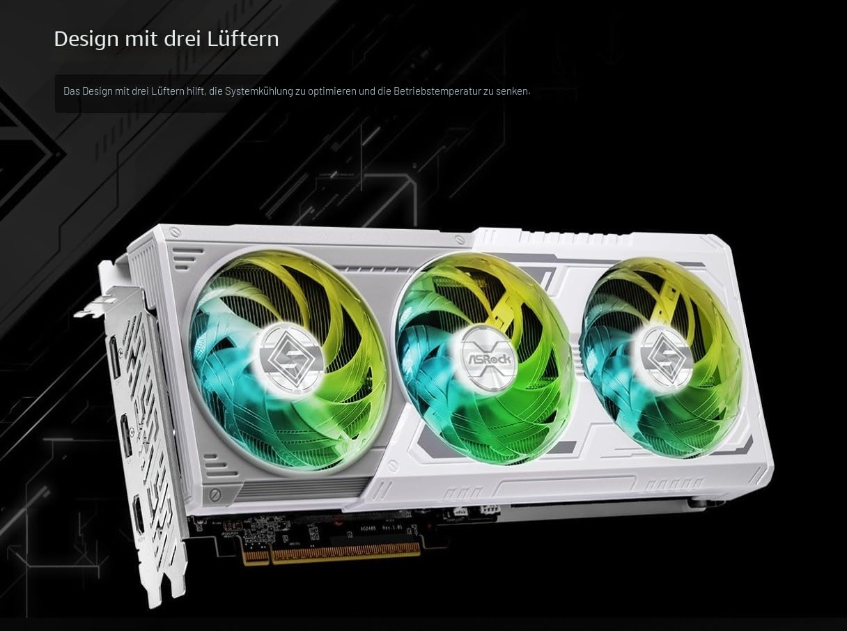 ASRock AMD Radeon RX 9060 XT Steel Legend 16GB OC GDDR6