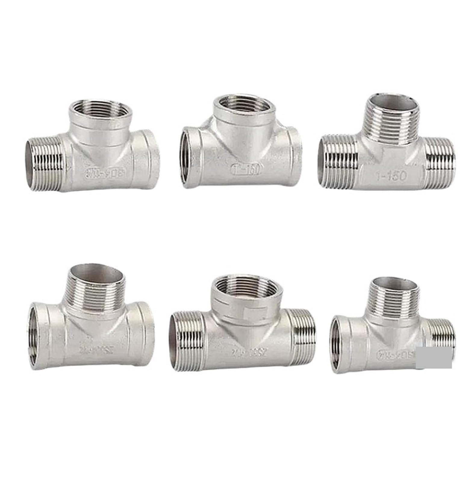 Raccord en T à 3 voies mâle femelle filetage standard 1/4 DN6 anti fuite