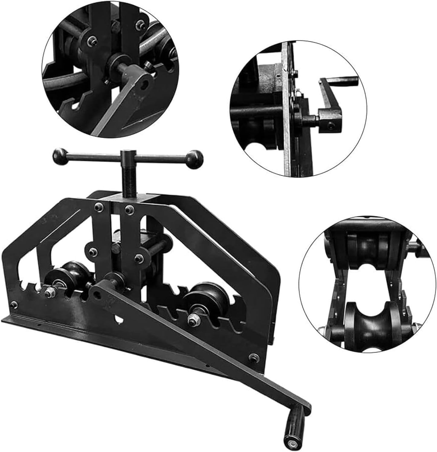 Cintreuse manuelle de tubes en métal, outils de cintrage de tuyaux de 3,8 à 5,1 cm, civière et rétractable pour le travail des métaux, le bricolage