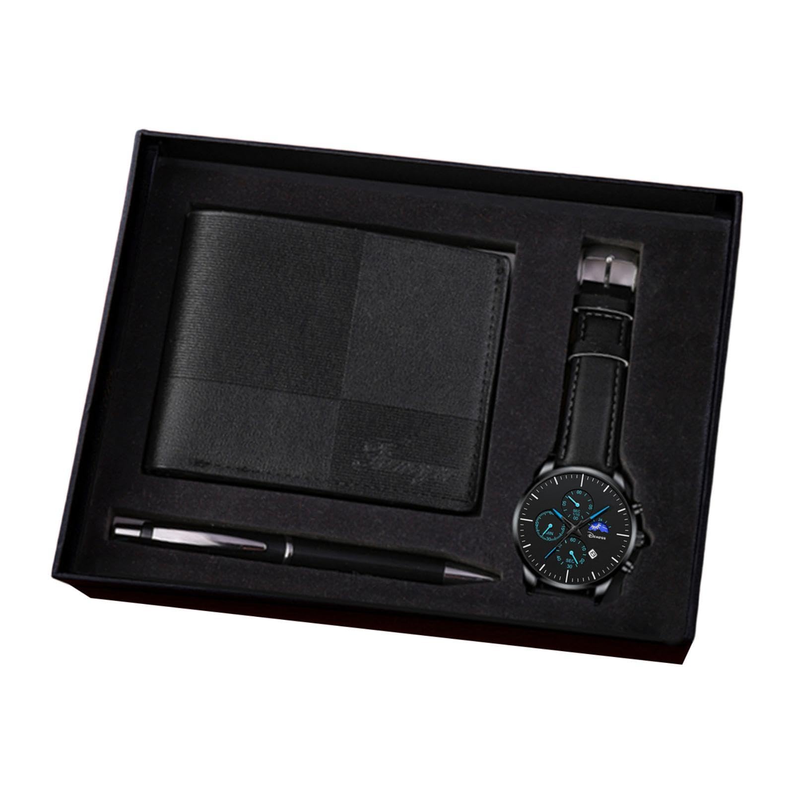 ZOOMELLA Men's Gift Set Combination Set Watch Wallet Pen Set for Male Birthday Couple Style C Clothing Shoes & Accessories|Mens Accessories|Mixed Items & Lots-image-25
