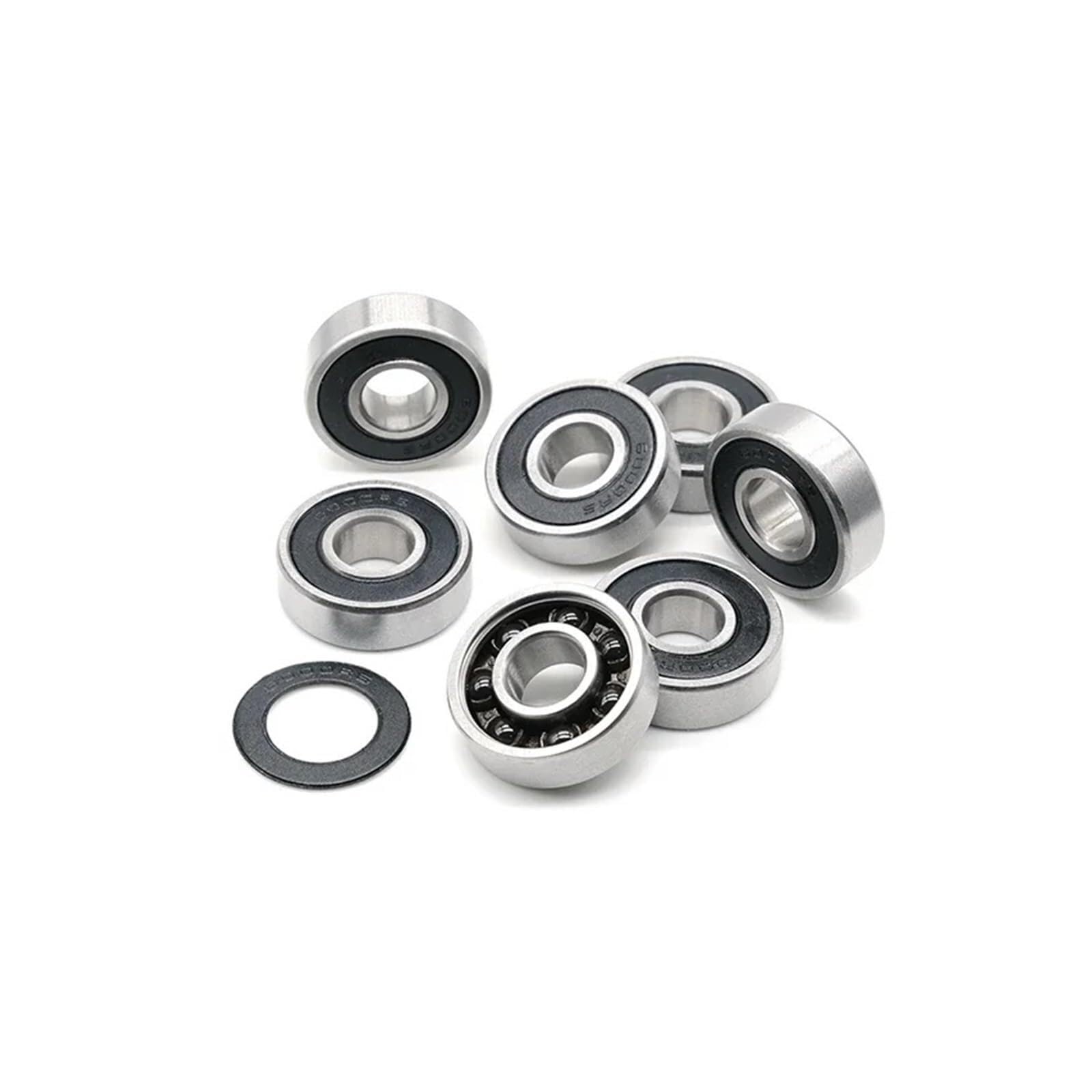 Aspectos, 6006 Rodamiento cerámico híbrido 30x55x13 Mm ABEC-7 (1 PC) Soportes inferiores y repuestos for bicicletas 6006RS Si3N4 Rodamientos de bolas Lucky