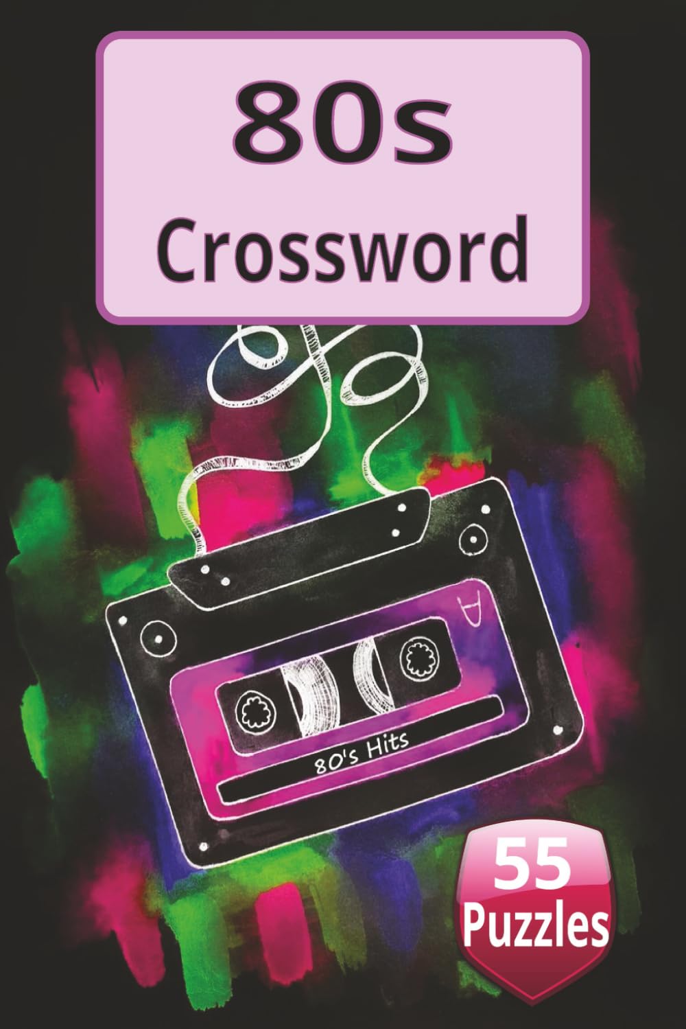 80s Crossword: Crossword Puzzles Book, 6x9 inch Size , Nostalgic 1980s Book For Adults and Seniors , 110 Pages