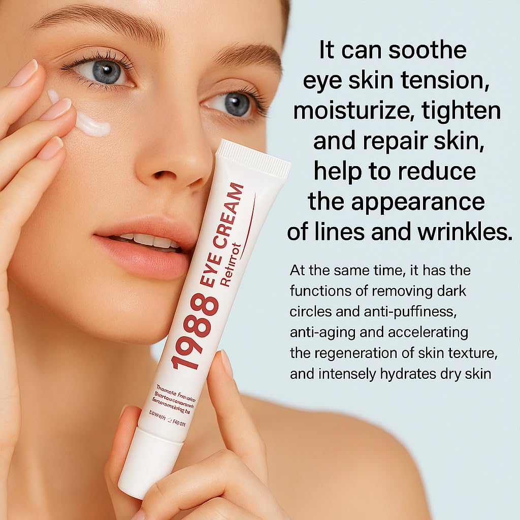 Retinol Eye Cream, Anti-Ageing Eye Treatment for Dark Circles Fine Lines & Puffiness - Image 4