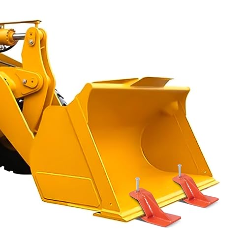 Miniatura 5 de Protector de cubo de tractor resistente, 2 protectores de borde de esquí, 11 pulgadas de largo y 4 pulgadas de ancho, accesorios de acero prémium