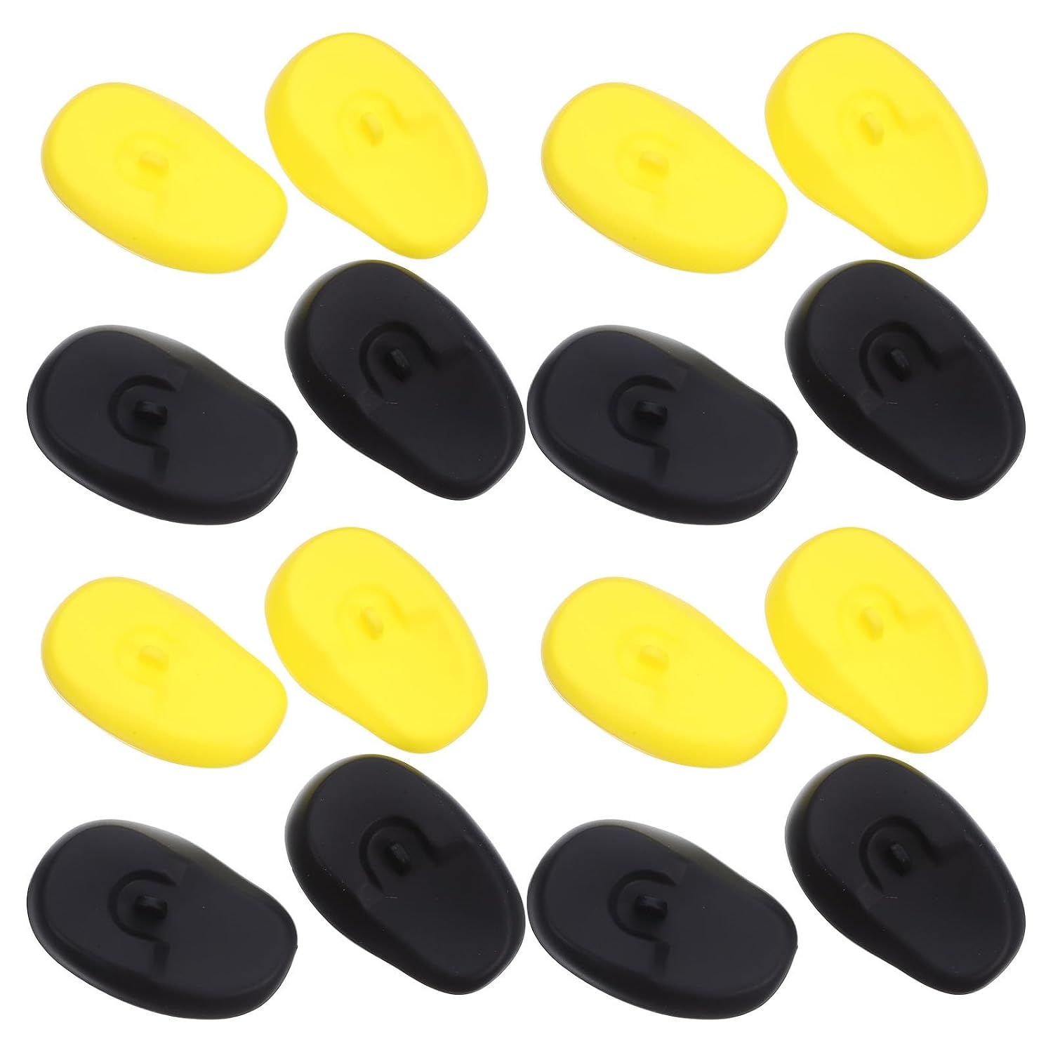 HEMOTON 16 Pairs Silicone Ear Covers for Hair Coloring and Bathing, Reusable Waterproof Ear Protection Earmuffs with Stylish Appearance, Easy to Clean Hair Dye Accessories for Salon