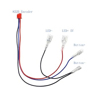 Amazon.com: SJ@JX Arcade 2 Player USB Encoder LED 2 Player