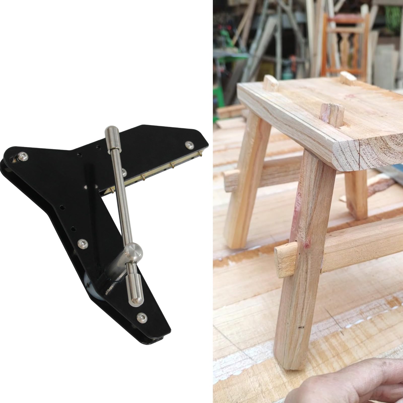 Abrazadera de esquina de inglete de acero de alto carbono para carcasa de puerta de ventana, unión precisa de madera y montaje para entusiastas del bricolaje