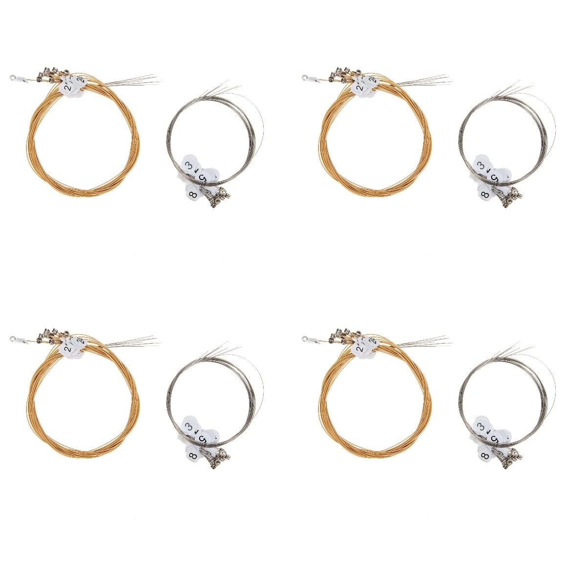 TOYANDONA 4sets Corde Per Lira Metallo Sostituzioni Pratiche Per Strumenti Musicali Accessori Lira Di Alta Qualità