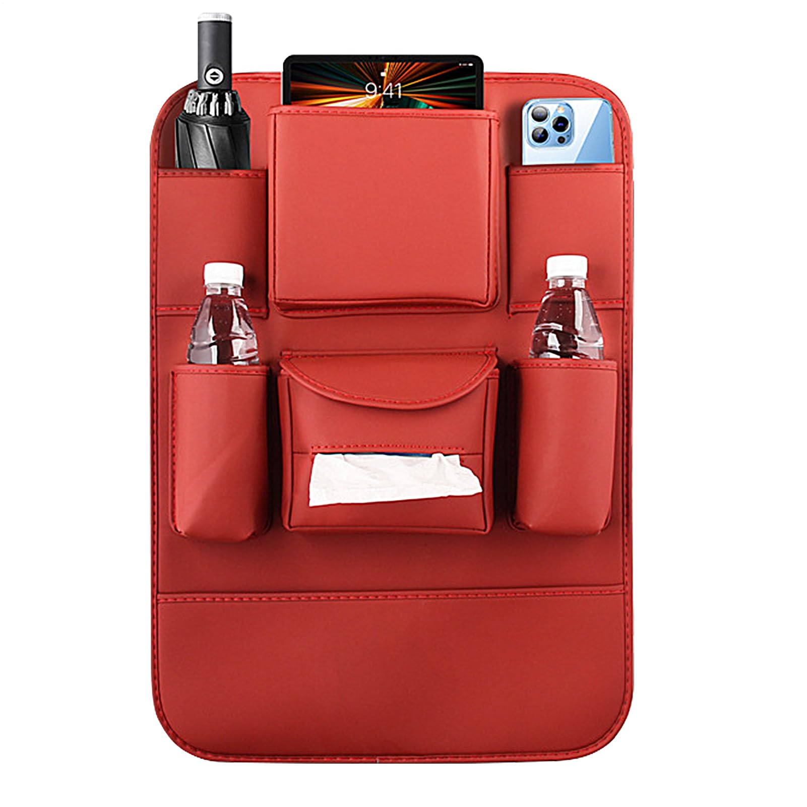 Organiseur de siège de voiture en matériau imperméable robuste 58x41cm