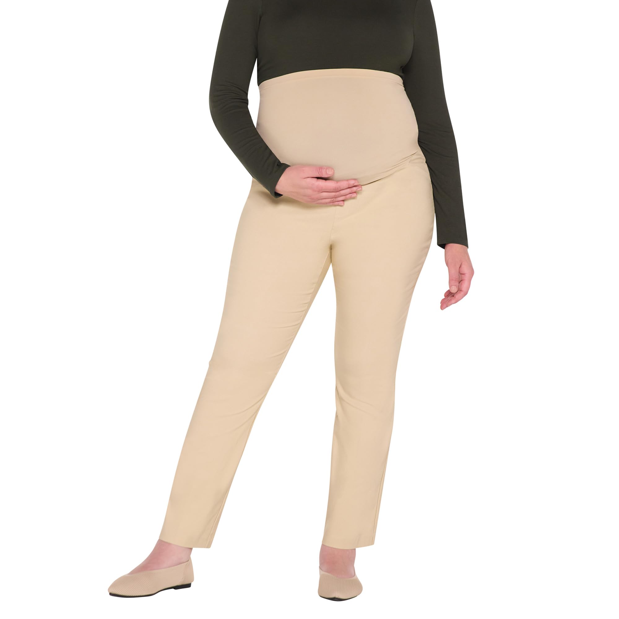 Motherhood Maternity Damen Jeans Super Stretch Secret Fit Over The Belly Skinny Ankle Length Jeans Indigo Blue