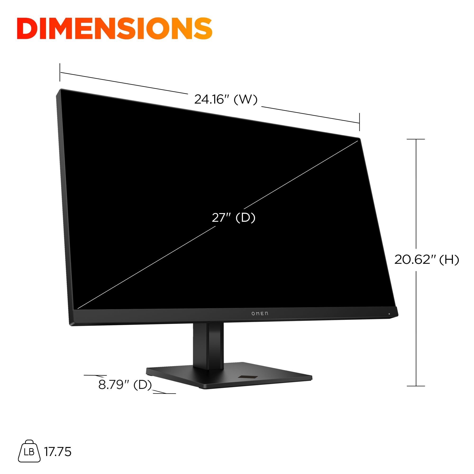 Amazon.co.jp: HP OMEN 27インチ FHD 180Hz ゲーミングモニター G2
