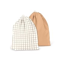 Vista 20 de Esembly Ditty Bag Duo - Bolsas húmedas reutilizables impermeables para pañales de tela, trajes de baño, artículos de tocador y aperitivos, juego