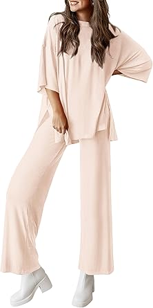 PRETTYGARDEN Two Piece Sets For Women Summer Fashion Lounge Matching Set 2025 Travel Vacation Airport Outfits Clothing