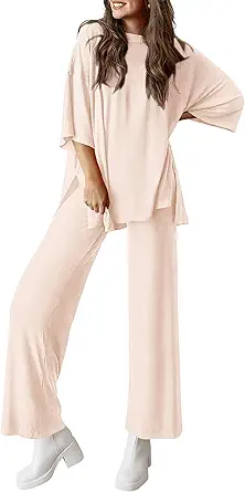 PRETTYGARDEN Two Piece Sets For Women Summer Fashion Lounge Matching Set 2025 Travel Vacation Airport Outfits Clothing