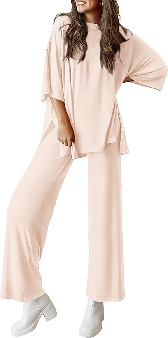 PRETTYGARDEN Two Piece Sets For Women Summer Fashion Lounge Matching Set 2025 Travel Vacation Airport Outfits Clothing