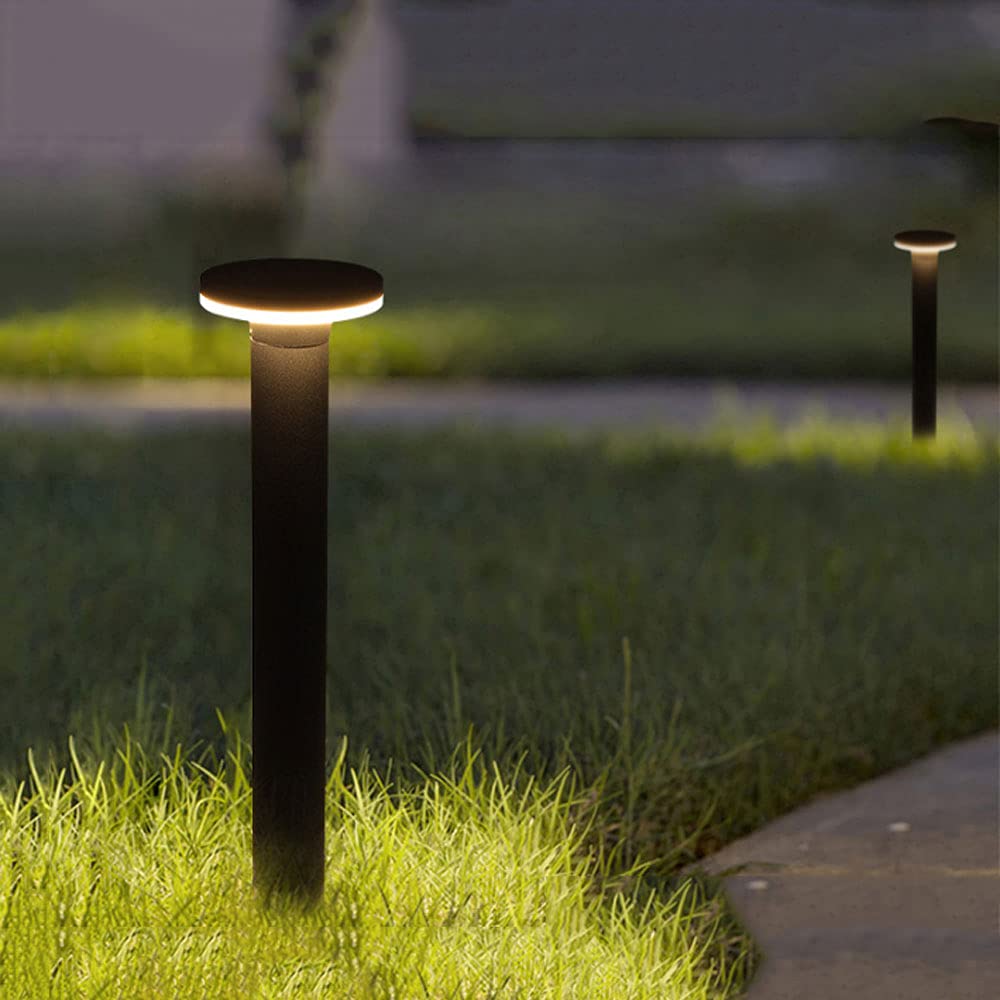 Lampione da giardino Lampada da esterno a LED per esterni Lampada da paesaggio per esterni Illuminazione da esterno Lampada da palo Lampada a colonna sul corridoio del ponte per lampione da cortile
