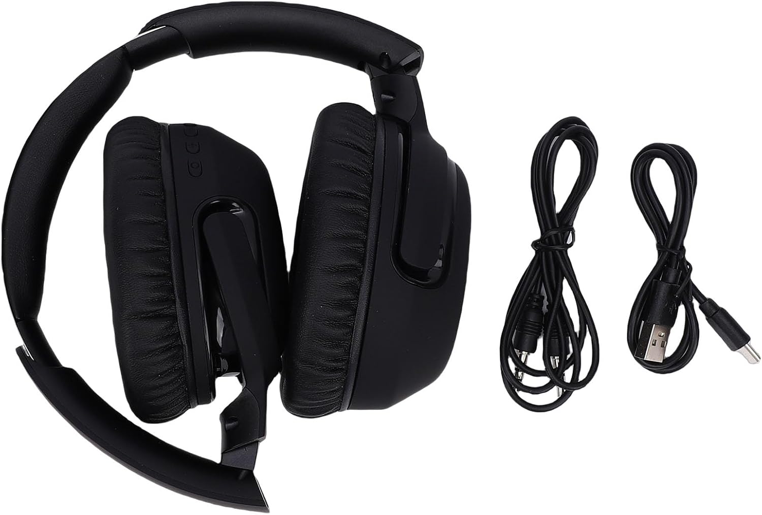 Jiawu Wireless Bluetooth Headphones, Active Noise Cancelling Bluetooth 6.0 35 Hours Playtime HiFi Stereo All Day Comfort ANC Headphones, Over Ear with Memory Card Slot for