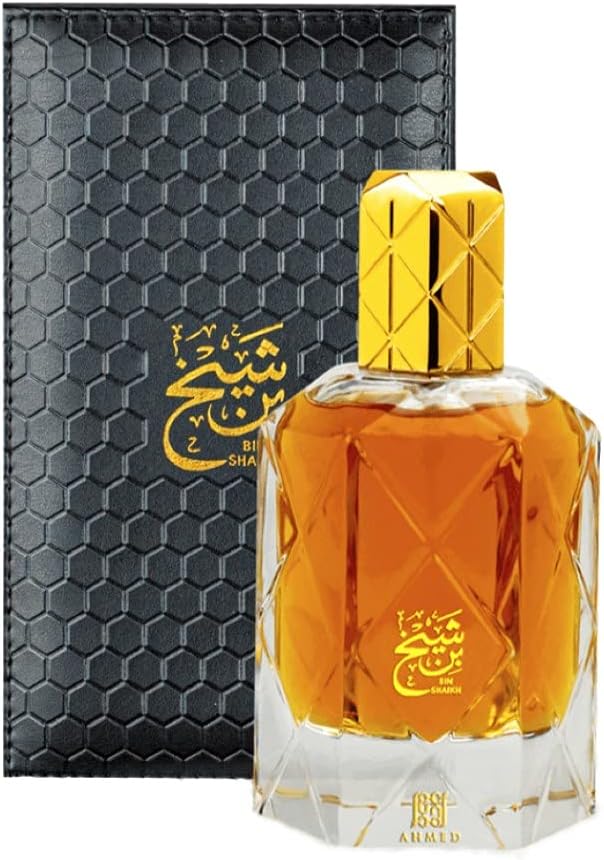 Bin Shaikh eau de parfum for men 90ml | By Ahmed al Maghribi | luxury bottle | long sillage | VERY STRONG OUD | niche | saffron | agarwood | patchouli | amber