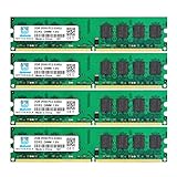 DDR2 PC2 5300 667 MHz Udimm RAM, Motoeagle 8GB Kit (2GBX4) PC2 5300U 1.8V Unbuffered Desktop Memory...