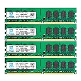 DDR2 PC2 5300 667 MHz Udimm RAM, Motoeagle 8GB Kit (2GBX4) PC2 5300U 1.8V Unbuffered Desktop Memory...