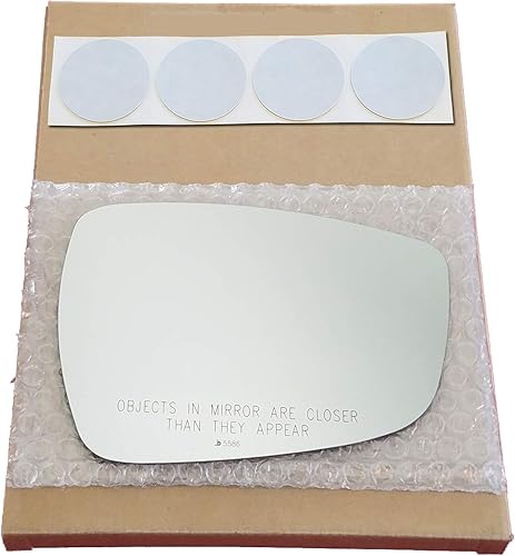 Reemplazo de cristal de espejo + almohadillas adhesivas para Hyundai Elantra 2014-2017 lado del pasajero (2014 2015 2016 2017 14 15 16 17)