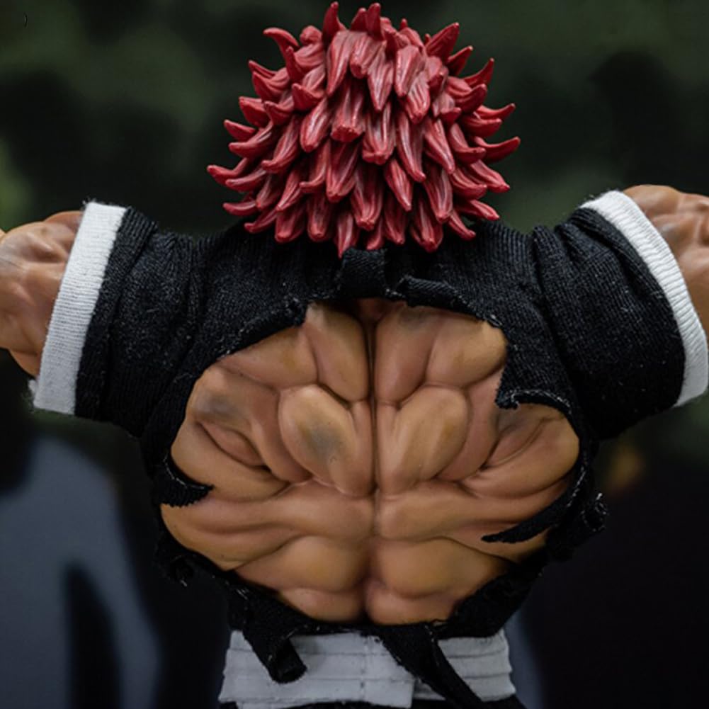 Yujiro Hanma - Figura de acción de anime Hanma Baki, modelo súper móvil, adorno de escritorio de PVC, decoraciones coleccionables de anime