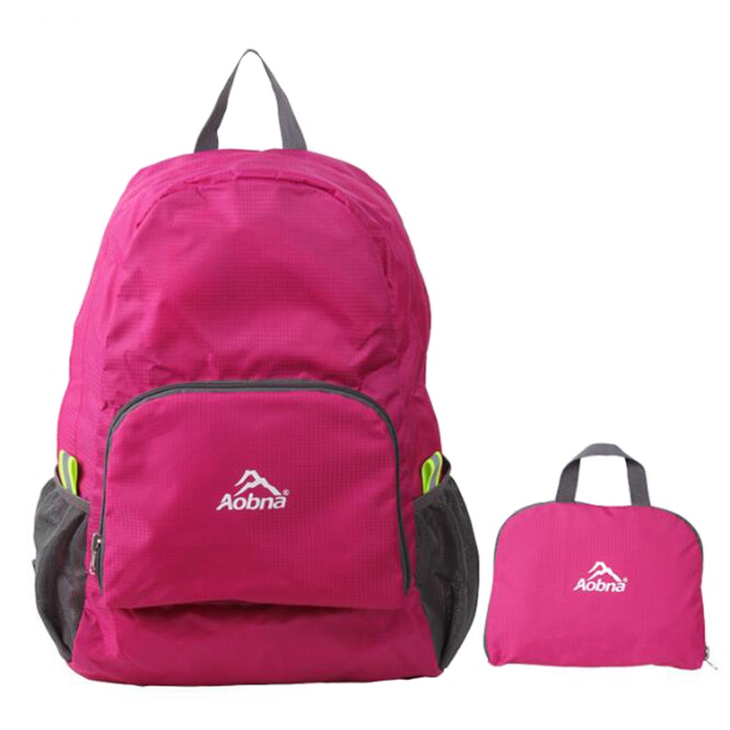 Sac à dos extérieur pliable rouge M très pratique et léger - 2