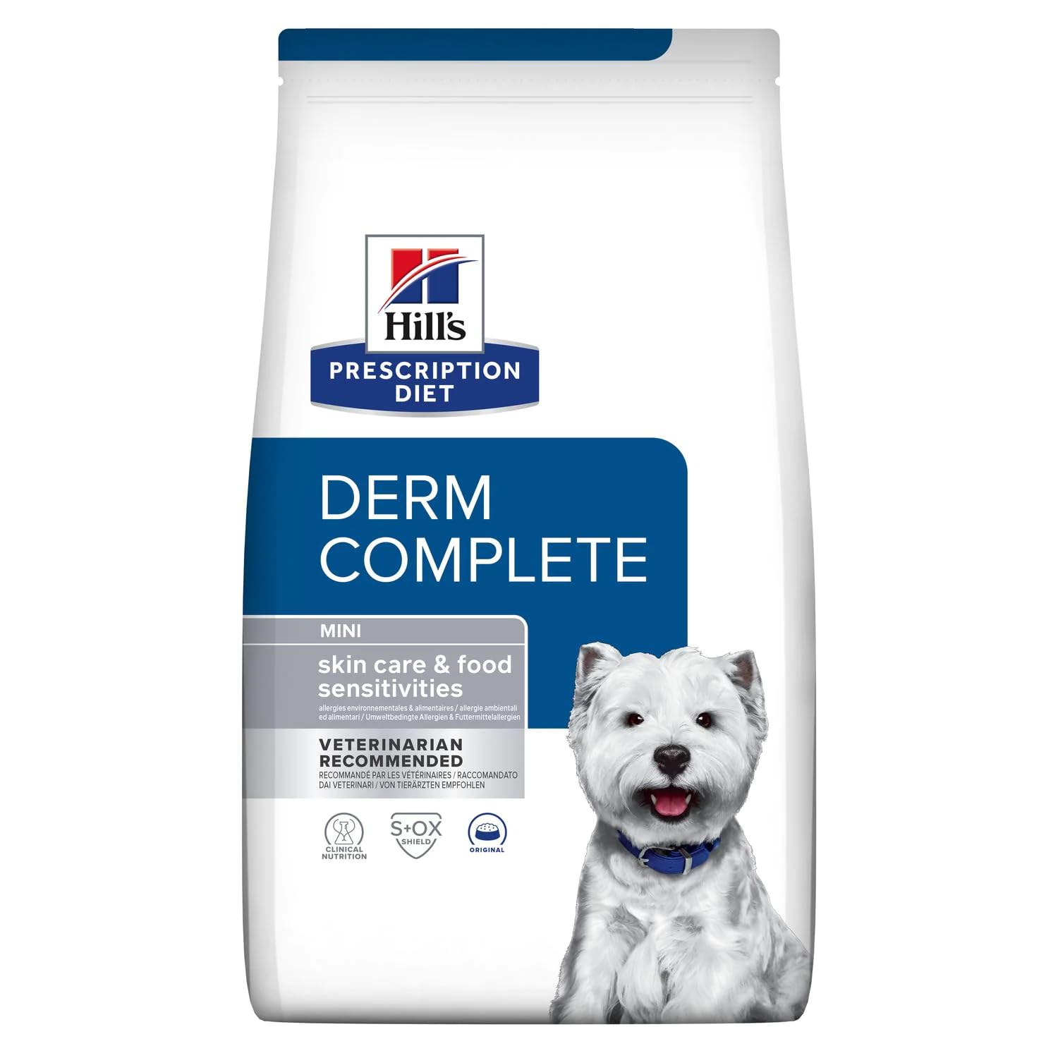 Hill's Prescription Diet Derm Complete Mini Dry Dog Food - 1.5kg