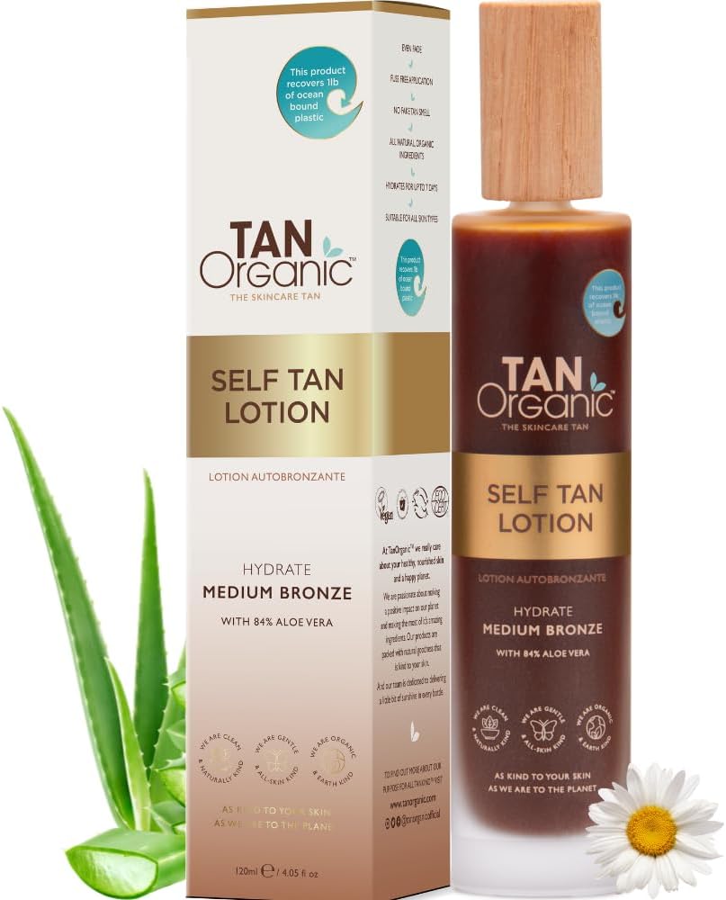 TanOrganic Natural Self-Tanning Lotion – 3.5 oz