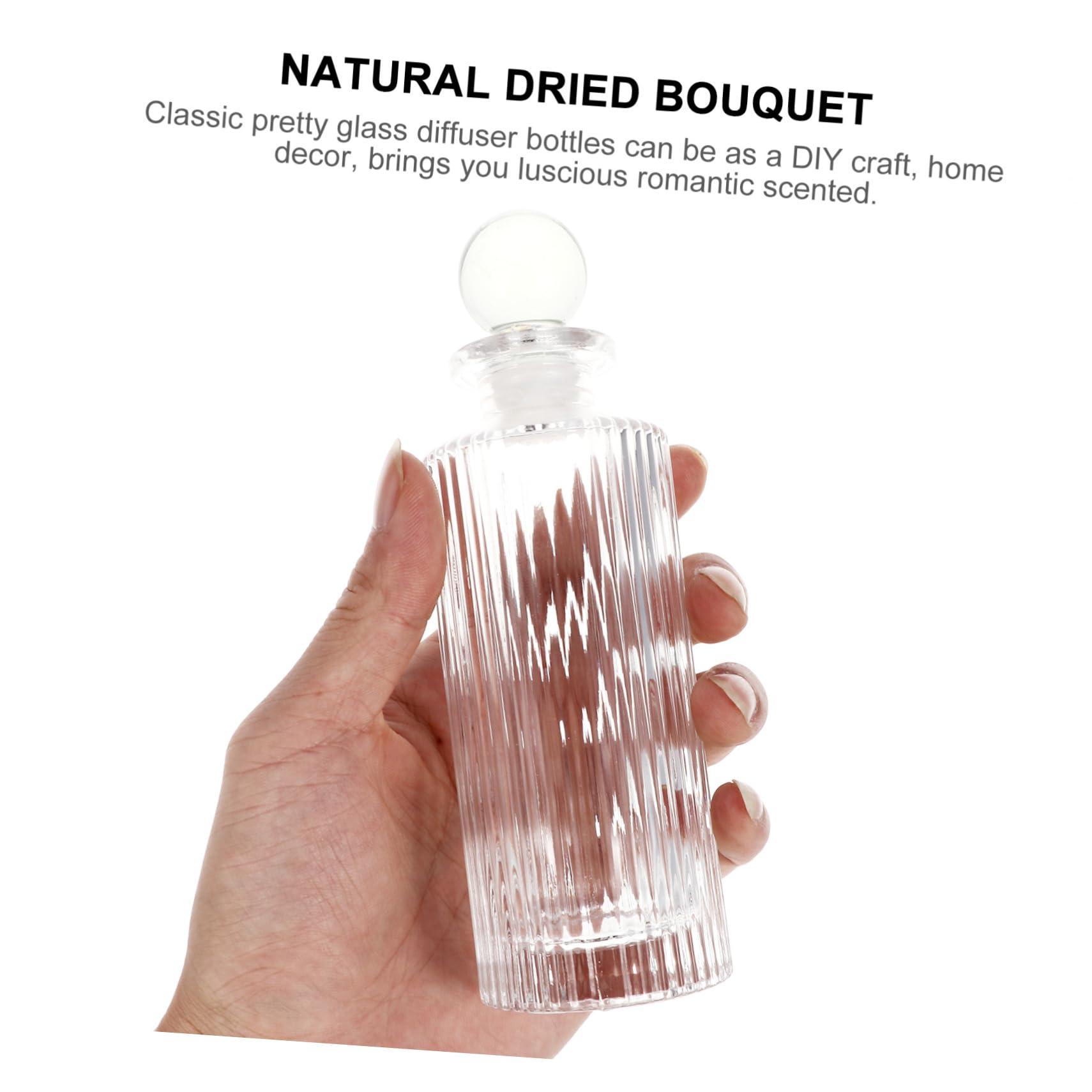 Alipis Diffusore di Profumo Ricaricabile Vetro di qualità Contenitore per Aromaterapia per Casa e Ufficio per Oli Essenziali e Diffusori di Fragranze