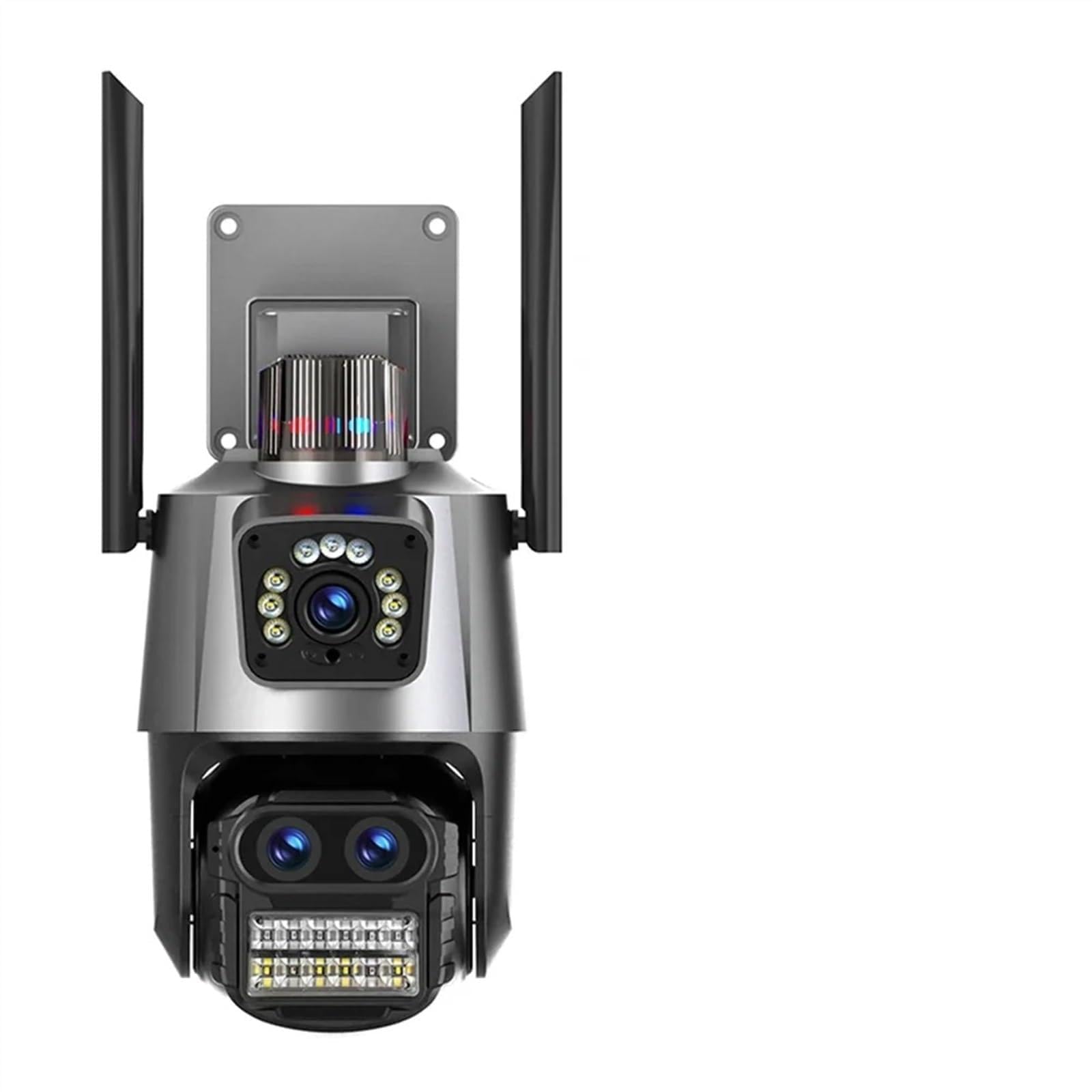 Kamera 9MP Z Trzema Obiektywami IP 8X Zoom Camera Nadzór Wideo Zewnętrzny Podwójny Ekran Kamera Bezpieczeństwa Automatyczne Śledzenie Nadzór Wideo(9MP Camera With 128G)