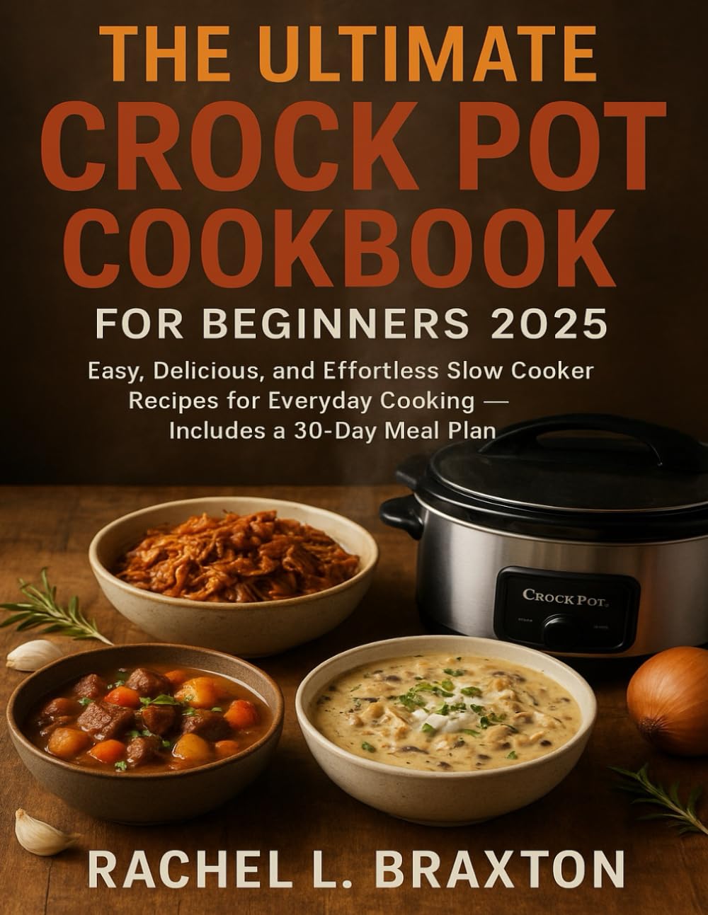 THE ULTIMATE CROCK POT COOKBOOK FOR BEGINNERS 2025: Easy, Delicious, and Effortless Slow Cooker Recipes for Everyday Cooking — Includes a 30-Day Meal Plan