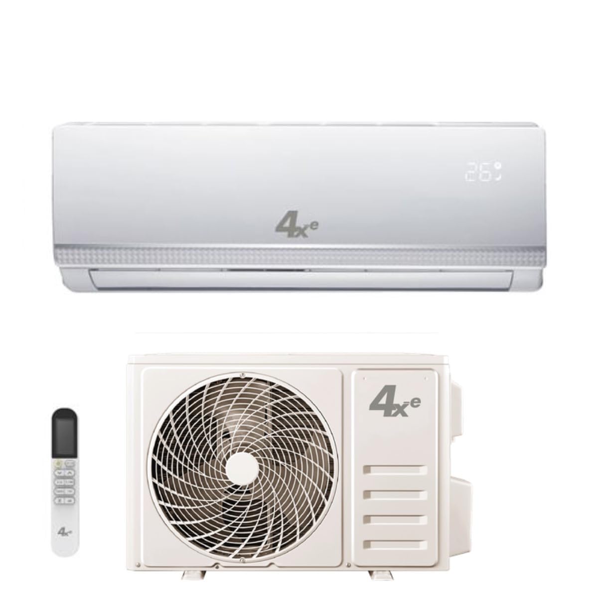 Climatizzatore serie white 4XE parete UNITA' INTERNA + ESTERNA (12000 Btu)