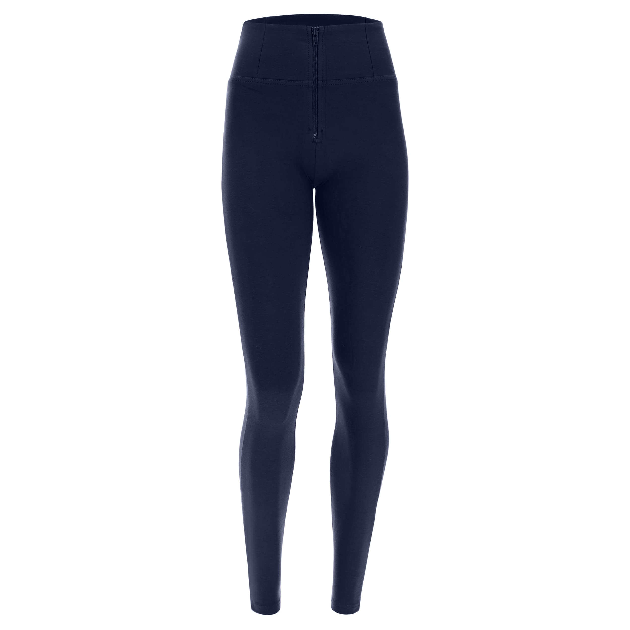 FREDDY - Wr.up® Skinny Push Up Organic Cotton Trousers with High Waist, Blue Nights, Small