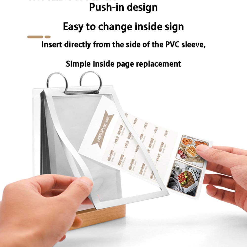 Buy Menu Holders,Menu Covers,Restaurant Menu,Sign Holder Acrylic Poster