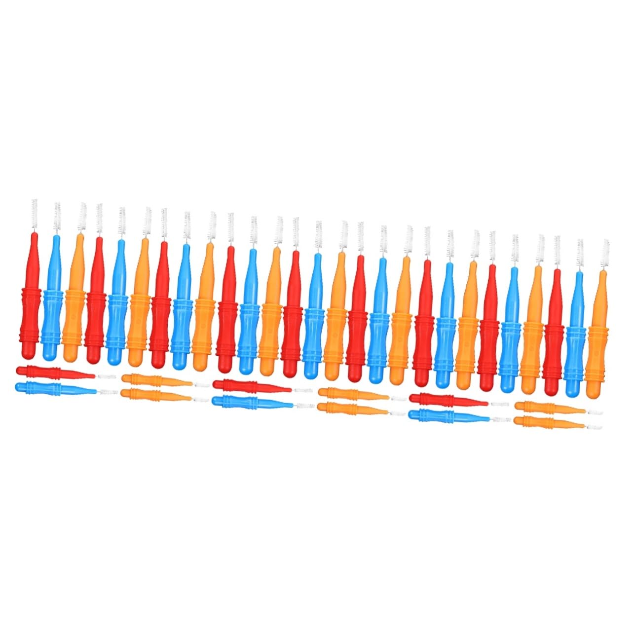 MAGICLULU 3 Set Spazzolini Interdentali Compatti Pulizia Per Gengive Per Orale Rimozione E Fresco Per Uso 50 Pezzi * 3