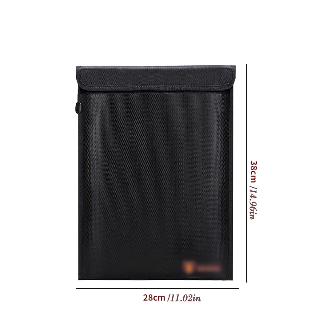 Busta per documenti, Porta documenti con cerniera, cartella organizer for, valigetta porta resistente all'acqua A8(Black,Style2)