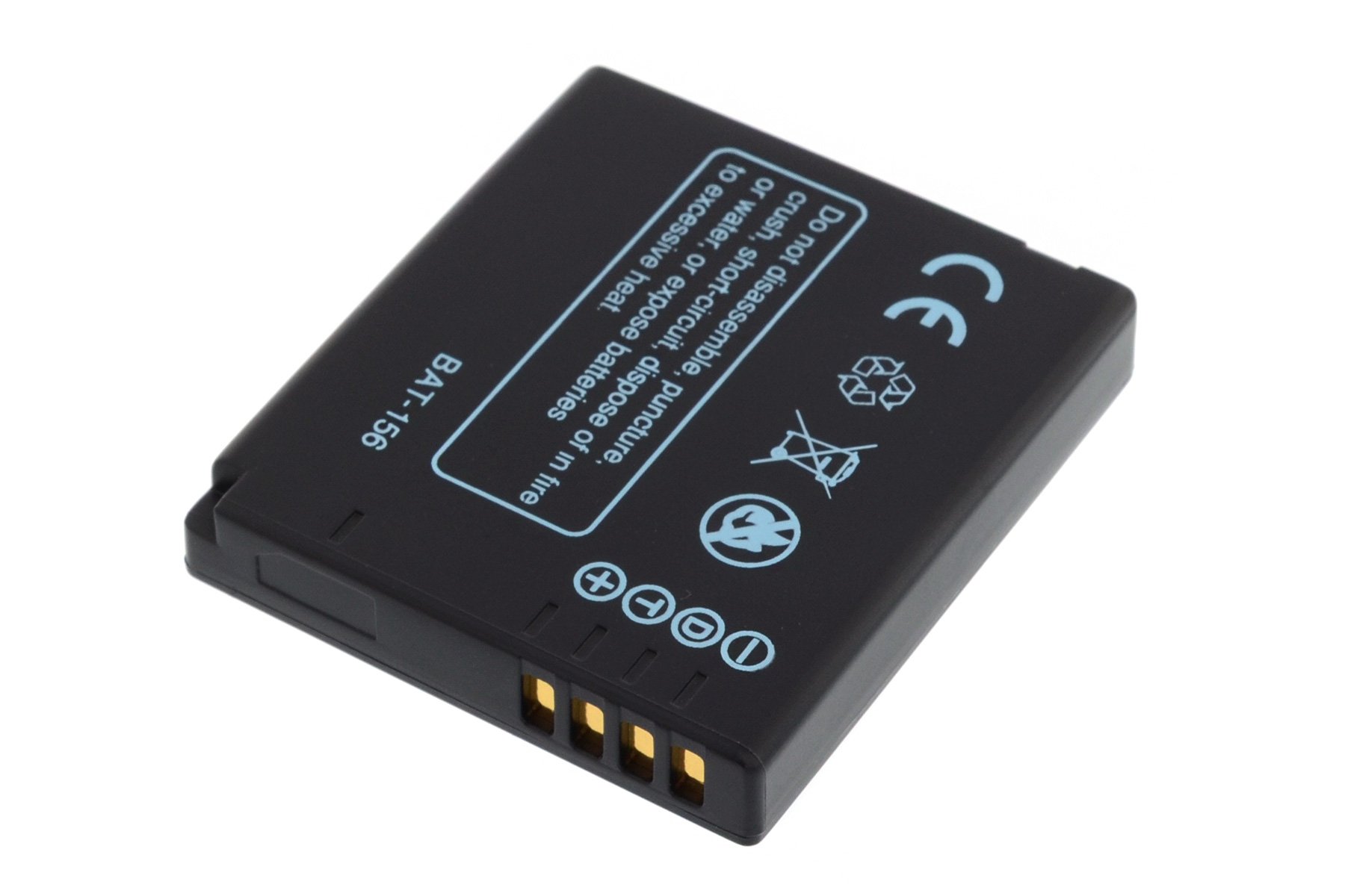 2 Akkus + Dual-Ladegerät (USB) kompatibel mit Panasonic DMW-BCF10(E), CGA-S106 für Lumix DMC-FT1, FT2... FX40, FX48, FX60… TS1, TS2 … - s. Liste! (inkl. Micro-USB-Kabel)