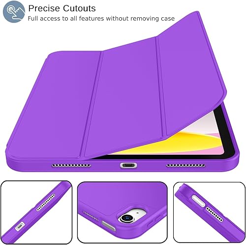 Miniatura 2 de Funda para iPad (A16) de 11 generacióniPad de 10 generación 11 pulgadas 202510.9 pulgadas 2022 con soporte para lápices, funda inteligente con