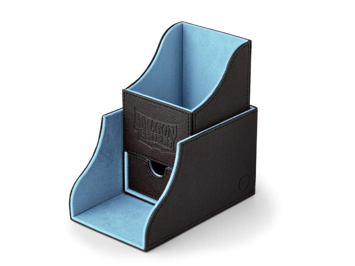 Dragon Shield: Caja Nido + Bandeja para Dice, Color Negro y Azul