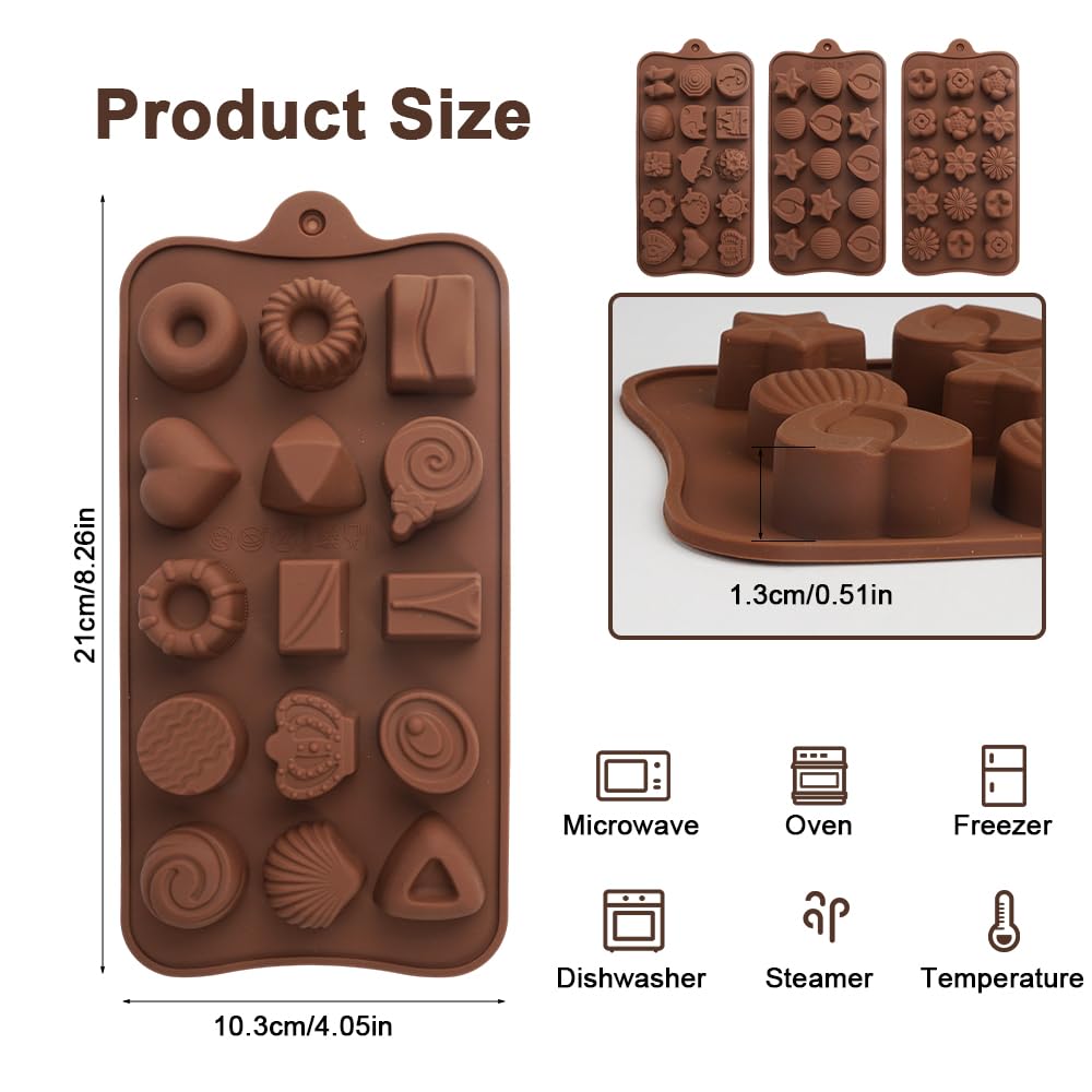 Lot De 2 Moule À Tablette De Chocolat Profond, Anti Adhési Fmoule Silicone Tablette De Chocolat, Moules À Chocolat Profonds Pour Faire Du Chocolat