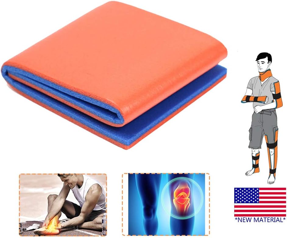 First Aid Universal Aluminum Splint, 36inch Reusable Flat Splint, Knuckle Immobilizer For Finger Splint, Arm splint, Arm Fracture Brace, Leg Brace, Toe Fracture Great For Any Home Camping and Sports