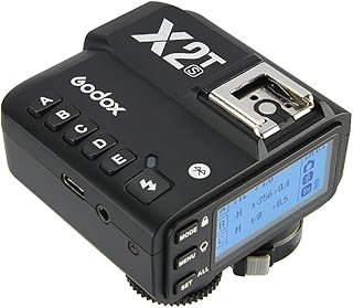 Godox X2T-S TTL Wireless Flash Trigger for Sony, Bluetooth Connection, 1/8000s HSS, 5 Separate Group Buttons, Relocated Control-Wheel, New Hotshoe Locking, New AF Assist Light