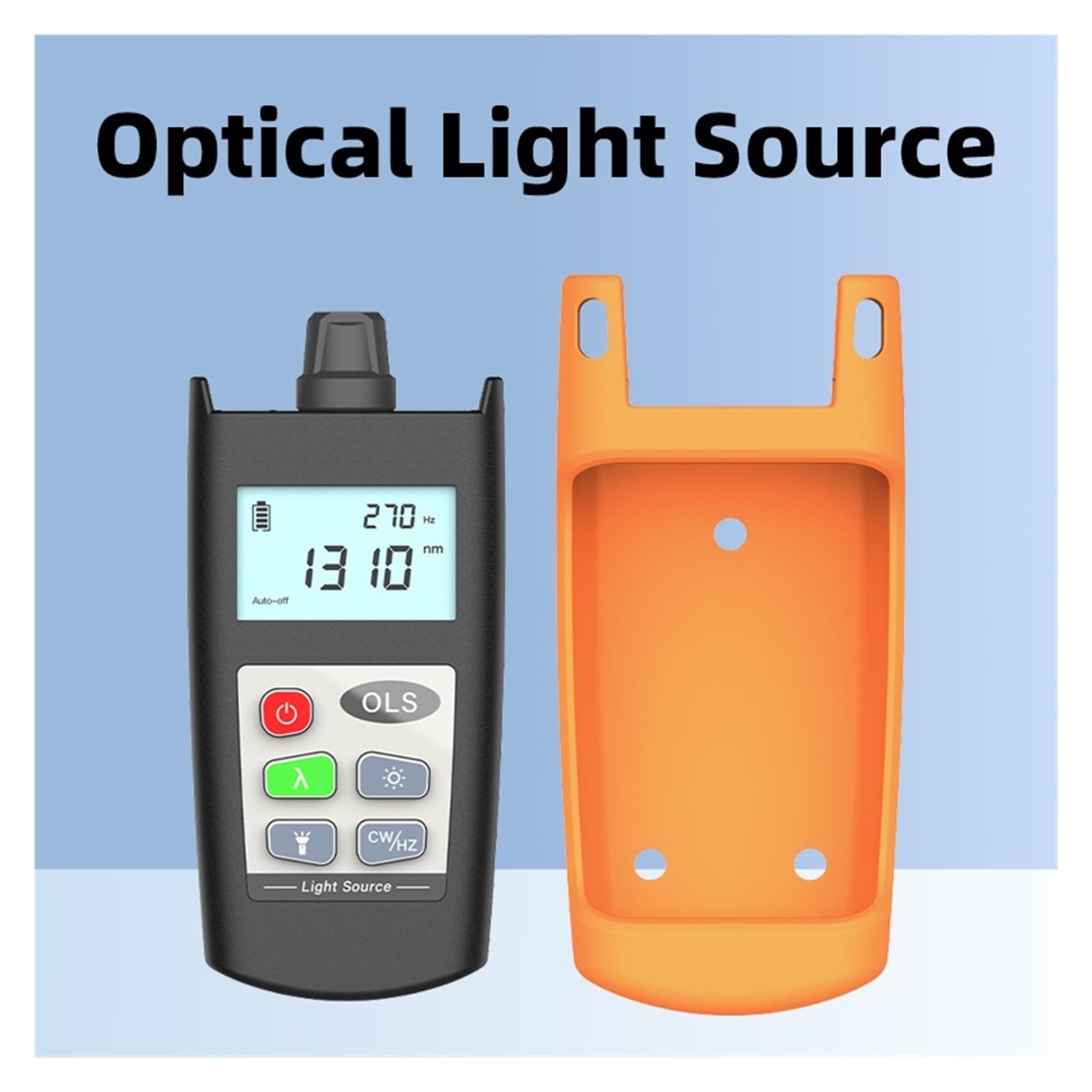 Glasfaserquelle 1310/1550 Nm KLS-25M-S Optische Lichtquelle Faserausrüstung Werkzeugtester, Genaue Messdaten(-25-S)