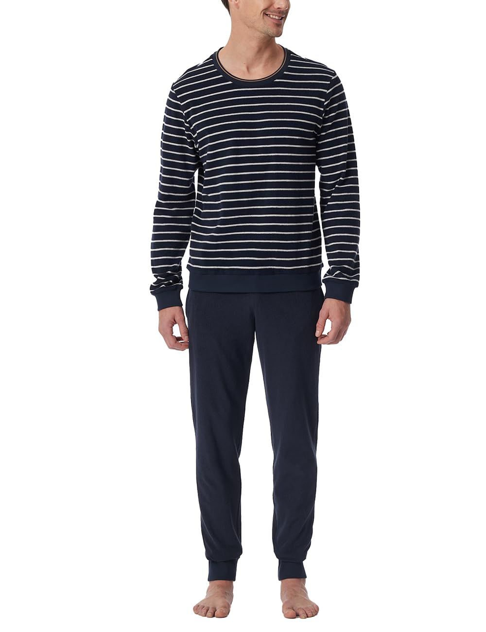 Schiesser Schlafanzug lang- weiches Frottee - Casual Nightwear