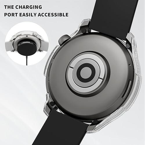 Miniatura 6 de Funda protectora de pantalla para reloj inteligente Amazfit Balance, paquete de 2 protectores de policarbonato duro con película de vidrio templado