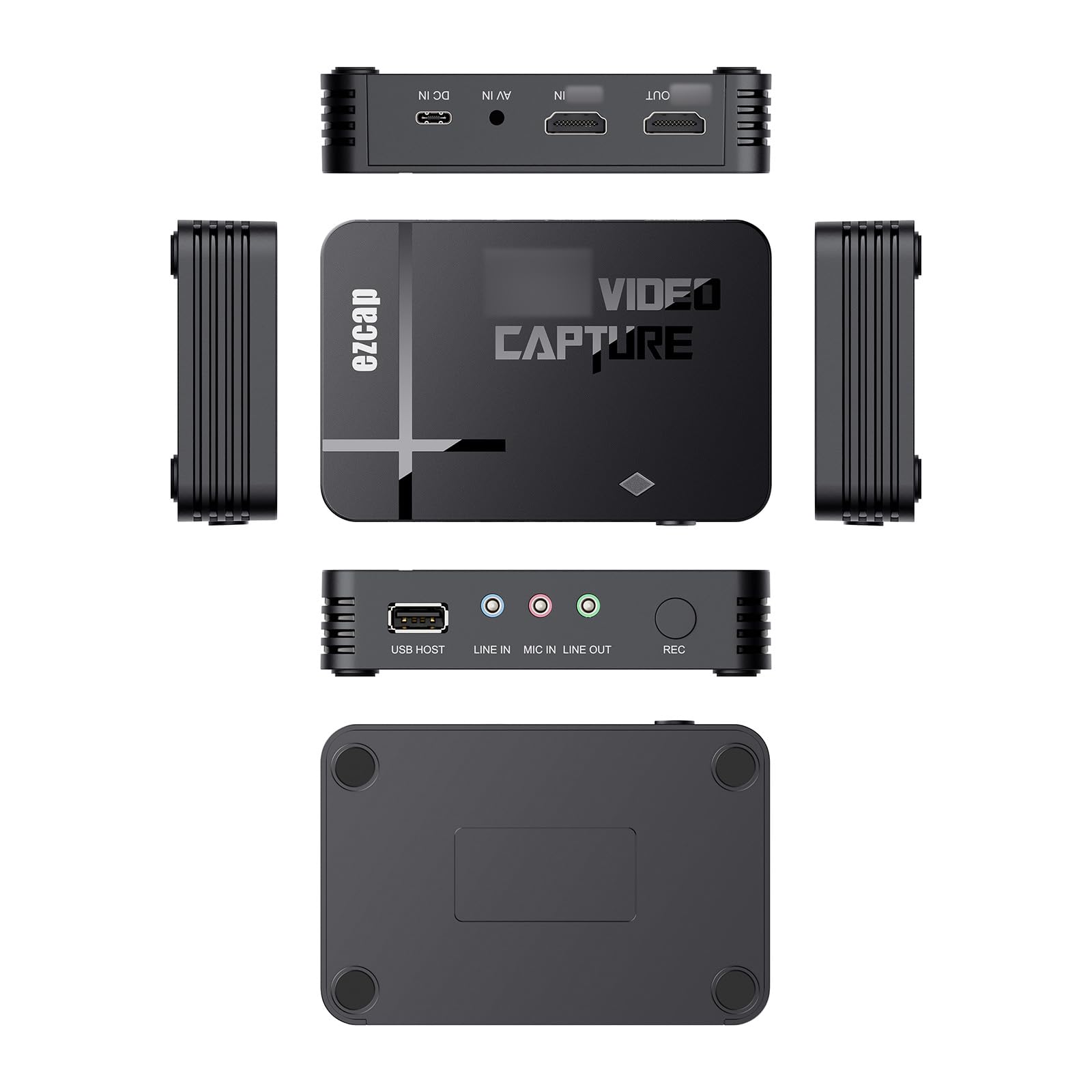 Jemora Tarjeta de Captura de Video de Alta claridad Grabadora de Juegos de Alta claridad 1080P Dispositivo de Captura de Video USB CAM Link Compatible con televisores Proyector, etc. Admite e