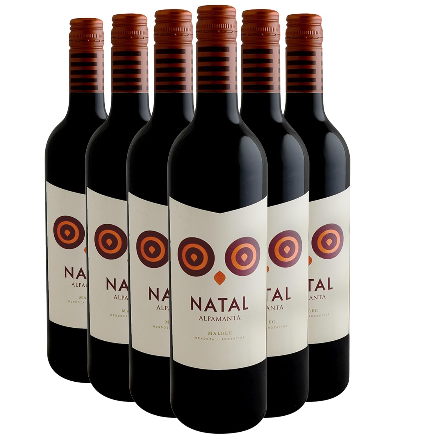 Alpamanta Mendoza Natal Malbec tinto 2022 - Orgánico - Argentina - Variedades de uva Malbec - 12x75cl